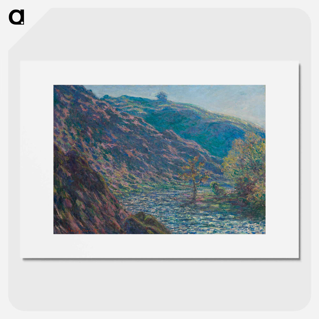 The Petite Creuse River - Claude Monet Poster.