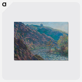 アートポストカード-The Petite Creuse River - クロード モネ Postcard.
