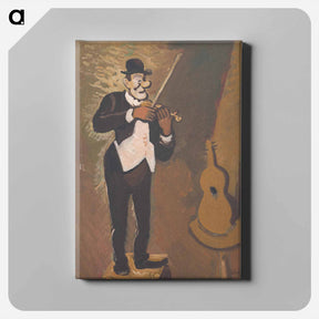 アートパネル-Clown Playing the Violin
 - シプリアン マジェルニク Canvas.