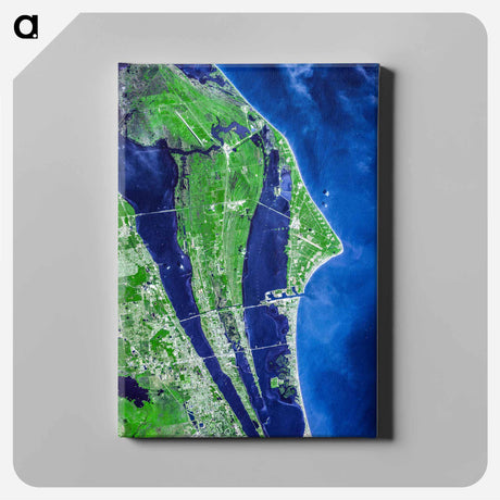アートパネル-Cape Canaveral Spaceport
 - 上空からの地球 Canvas.