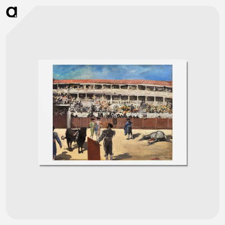アートポストカード-Bullfight - エドゥアール マネ Postcard.