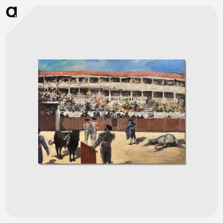 アートポストカード-Bullfight - エドゥアール マネ Postcard.