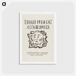 アートポストカード-Alpha and Omega:Title Page - エドヴァルド ムンク Postcard.