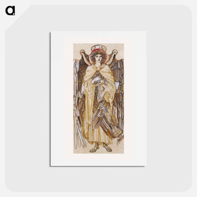 アートポストカード-The Angels of the Hierarchy - Seraphim - エドワード バーン ジョーンズ Postcard.