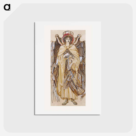 アートポストカード-The Angels of the Hierarchy - Seraphim - エドワード バーン ジョーンズ Postcard.
