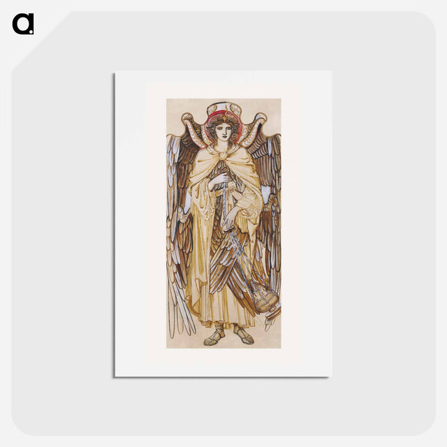 アートポストカード-The Angels of the Hierarchy - Seraphim - エドワード バーン ジョーンズ Postcard.