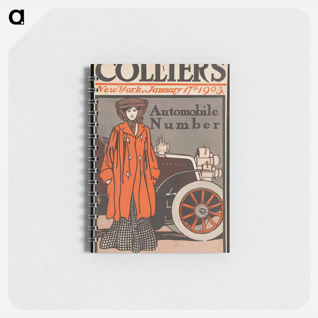 Collier's automobile number, New York, by Edward Penfield - エドワード ペンフィールド Memo.