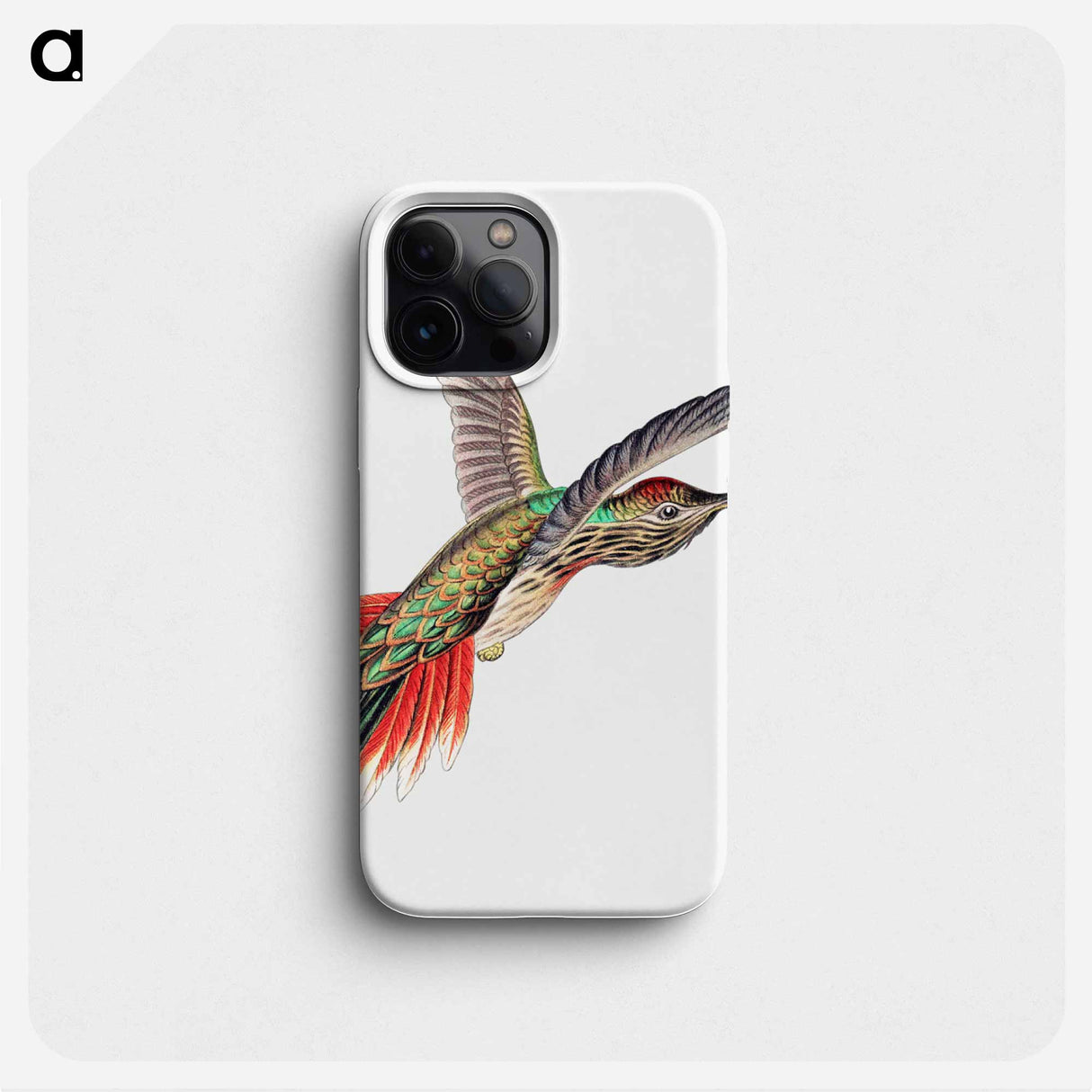Colorful vintage hummingbird illustration - エルンスト ヘッケル Phone Case.