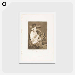アートポストカード-That certainly is being able to read - フランシスコ デ ゴヤ Postcard.