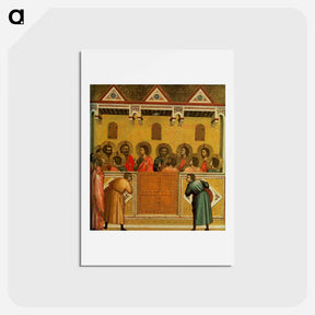 アートポストカード-Pentecost - ジョット ディ ボンドーネ Postcard.
