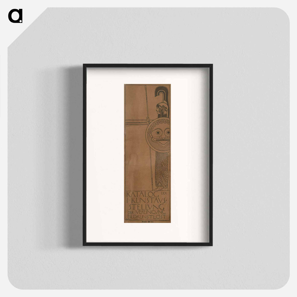 アートポスター-Catalog of the 1st exhibition of Vienna Secession - グスタフ クリムト Poster.