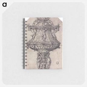 アートメモ帳-Design for a Table Fountain with the Badge of Anne Boleyn - ハンス ホルバイン Memo.