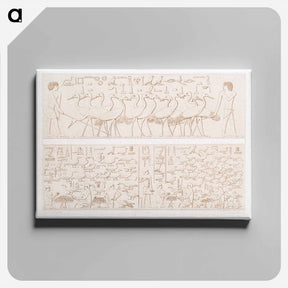 アートパネル-Cranes and Barnyard of Tei
 - エジプト美術史 Canvas.