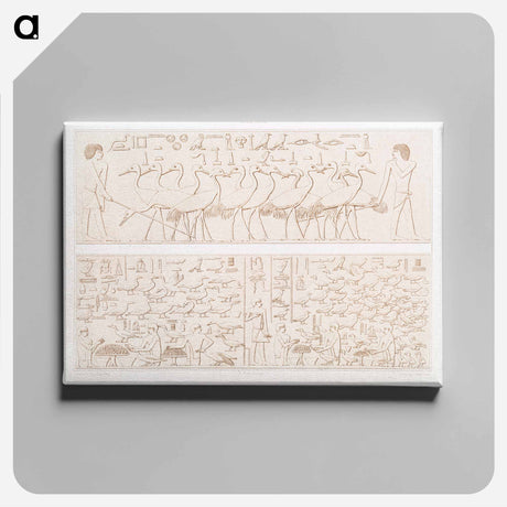 アートパネル-Cranes and Barnyard of Tei
 - エジプト美術史 Canvas.