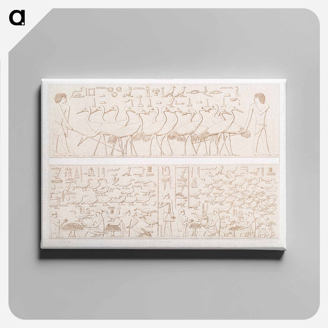 アートパネル-Cranes and Barnyard of Tei
 - エジプト美術史 Canvas.