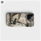 Deck of Ship in Moonlight - John Singer Sargent Phone Case.