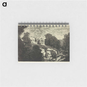 アートメモ帳-Egglestone Abbey, from the River
 - ジョセフ ペネル Memo.