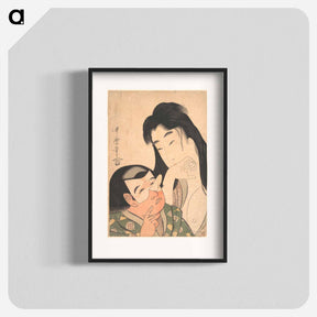 アートポスター-Yamauba and Kintoki - 喜多川 歌麿 Poster.