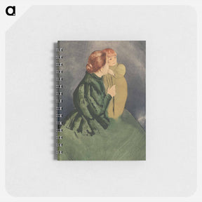 アートメモ帳-Peasant Mother and Child - メアリー カサット Memo.