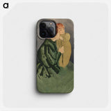 Peasant Mother and Child - メアリー カサット Phone Case.