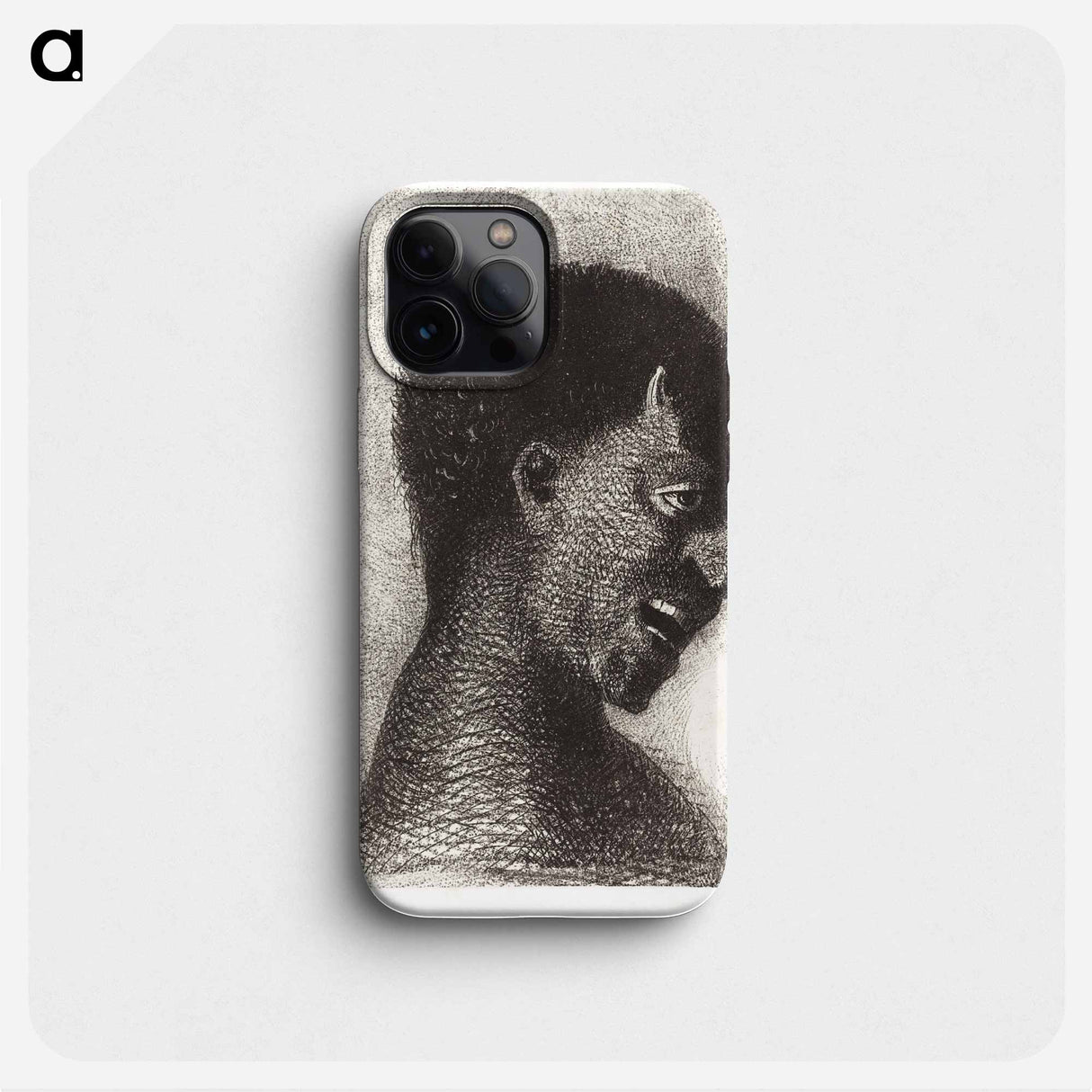 The Satyr with the Cynical Smile - Odilon Redon Phone Case.