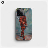 Harlequin - Paul Cezanne Phone Case.