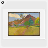 Tahitian Landscape - Paul Gauguin Poster.