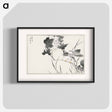 アートポスター-Grey Starling and Lotus
 - 鳥類図鑑 Poster.