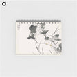 アートメモ帳-Grey Starling and Lotus
 - 鳥類図鑑 Memo.
