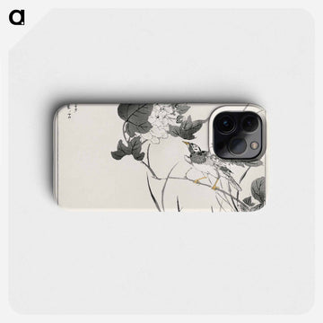 Grey Starling and Lotus
 - 鳥類図鑑 Phone Case.