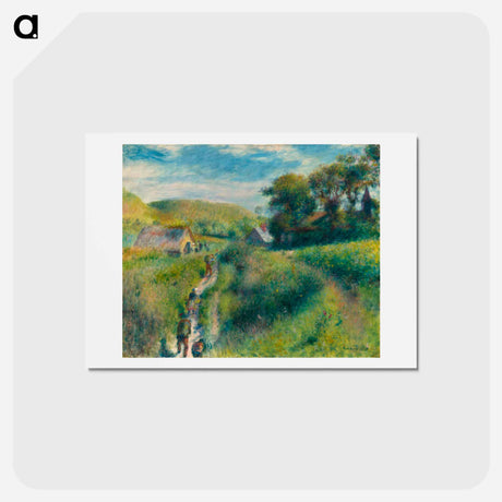 アートポストカード-The Mussel Harvest - ピエール オーギュスト ルノワール Postcard.