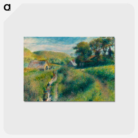 アートポストカード-The Mussel Harvest - ピエール オーギュスト ルノワール Postcard.