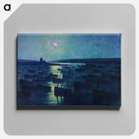アートパネル-Camaret, Moonlight and Fishing Boats
 - セントルイス美術館 Canvas.