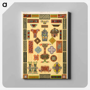 アートパネル-Grammar of Ornament Illustration
 - 装飾の文法 Canvas.