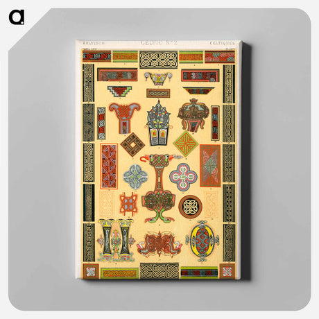 アートパネル-Grammar of Ornament Illustration
 - 装飾の文法 Canvas.