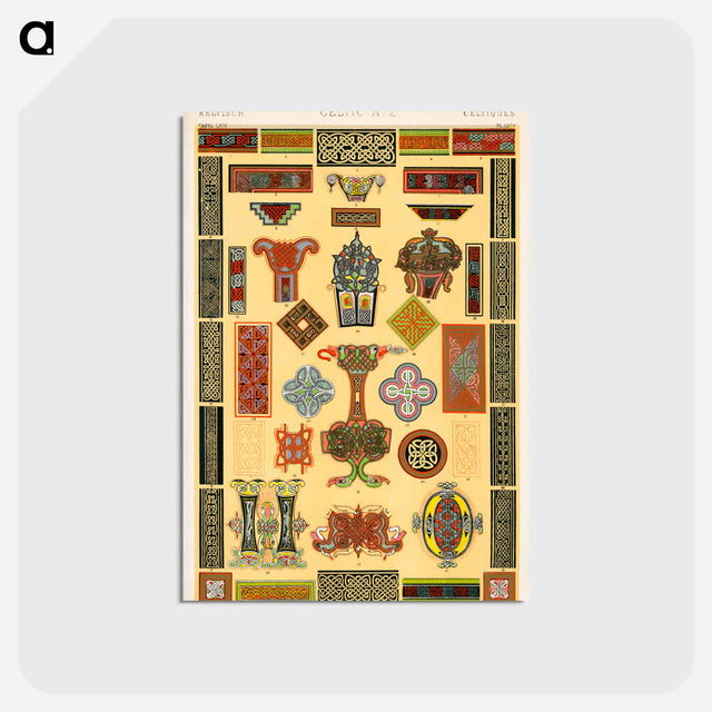 アートポストカード-Grammar of Ornament Illustration
 - 装飾の文法 Postcard.