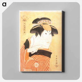アートパネル-Iwai Hanshirō IV as San, the maid servant of Ukiyonosuke, actually Saeda, the younger sister of Sabanosuke - 東洲斎 写楽 Canvas.