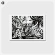 アートポストカード-Drawing After 'States of Mind: The Farewells' - ウンベルト ボッチョーニ  Postcard.