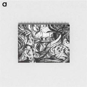 アートメモ帳-Drawing After 'States of Mind: The Farewells' - ウンベルト ボッチョーニ  Memo.