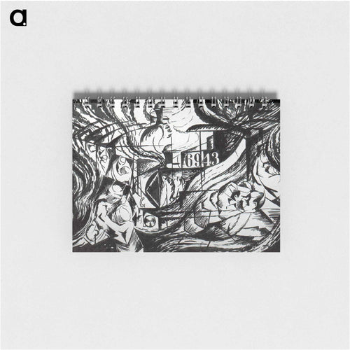 Drawing After 'States of Mind: The Farewells' - ウンベルト ボッチョーニ  Memo.