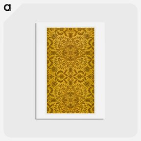 アートポストカード-William Morris's Vine - ウィリアム モリス Postcard.