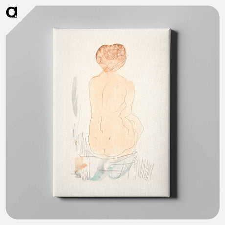 アートパネル-Seated Nude, Seen from the Back
 - イェール大学アートギャラリー Canvas.