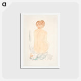 アートポストカード-Seated Nude, Seen from the Back
 - イェール大学アートギャラリー Postcard.