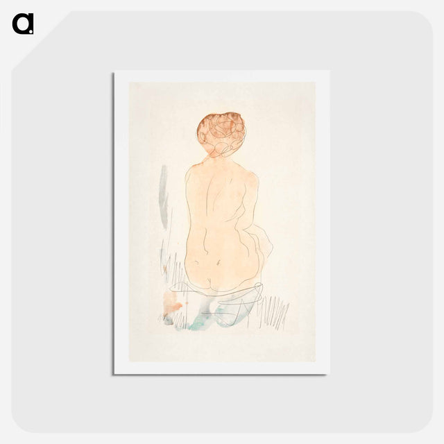 アートポストカード-Seated Nude, Seen from the Back
 - イェール大学アートギャラリー Postcard.