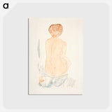 アートポストカード-Seated Nude, Seen from the Back
 - イェール大学アートギャラリー Postcard.