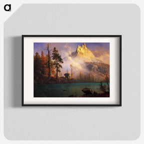 アートポスター-Mountain Lake - アルバート ビアスタット Poster.