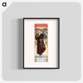 アートポスター-Hamlet - アルフォンス ミュシャ Poster.