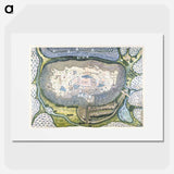 Fortified City of Ranthambhor - アンティーク地図 Poster.