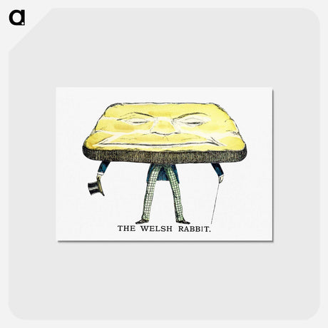 アートポストカード-The Welsh Rabbit from Un-Natural History Not Taught In Bored Schools
 - 大英図書館 Postcard.