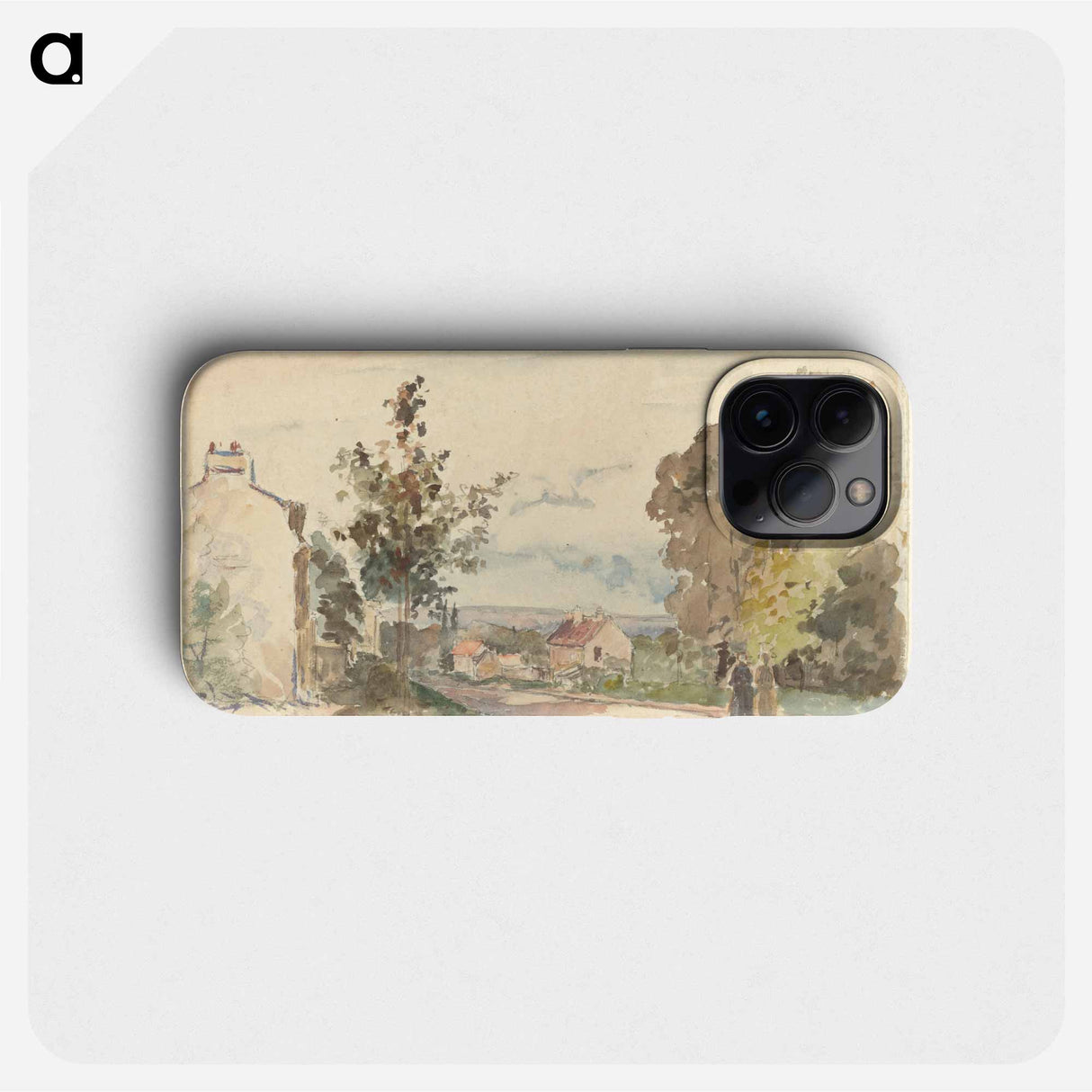 The Road from Versailles to Louveciennes - Camille Pissarro Phone Case.